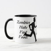 Zombies haten snel eten! Koffie-Mok Mok (Links)
