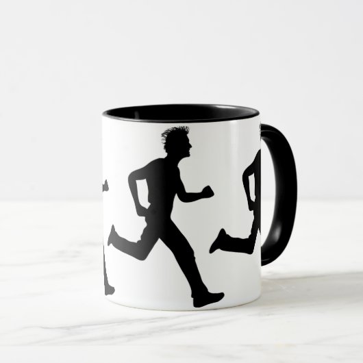 Zombies haten snel eten! Koffie-Mok Mok (Voorkant rechts)