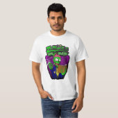 Zombies hebben hersenen t-shirt (Voorkant volledig)