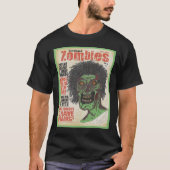ZOMBIES - Het tijdschrift Green Boarder T-shirt (Voorkant)