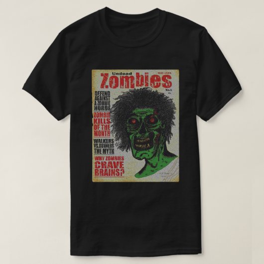 ZOMBIES - Het Tijdschrift T-shirt (Design voorkant)