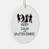 Zombiës houden kalk- en platter keramisch ornament (Rechts)