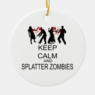 Zombiës houden kalk- en platter keramisch ornament
