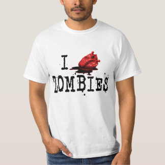 Zombies. i love t-shirt