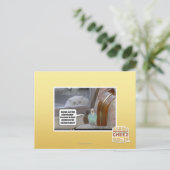 Zombies in de achtertuin briefkaart (Staand voorkant)