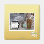 Zombies in de achtertuin magneet (Voorkant)