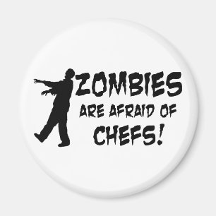 Zombiës is bang voor schuimen magneet