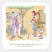 Zombies jurk Betere stickers (Voorkant)