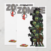 zombies kaart (Voorkant / Achterkant)