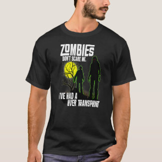 Zombiës kan me niet schelen dat ik een levertransp t-shirt