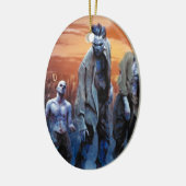 Zombiës! Keramisch Ornament (Links)