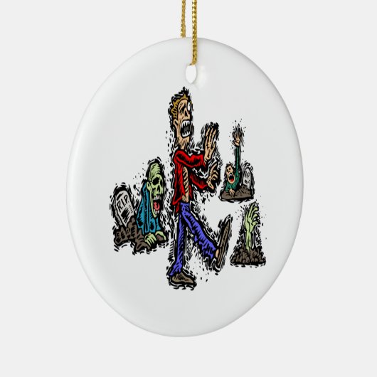 Zombies Keramisch Ornament (Rechts)