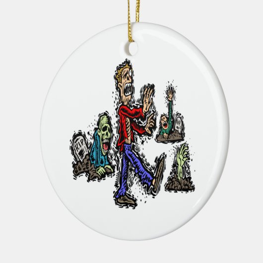 Zombies Keramisch Ornament (Links)
