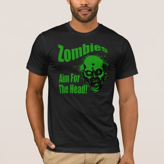 Zombies komen eraan2 t-shirt (Voorkant)