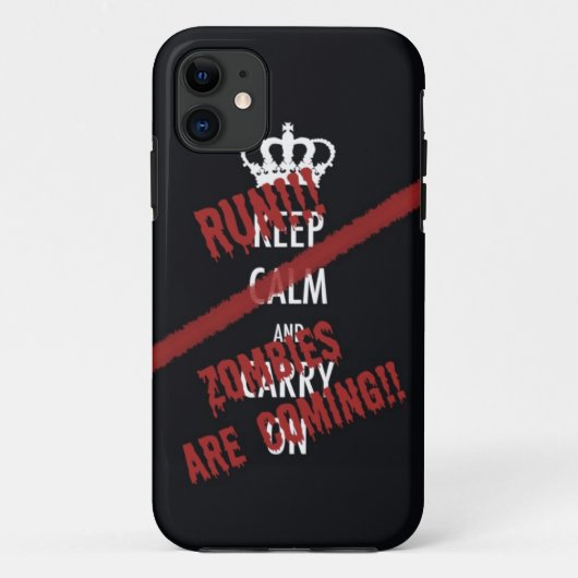 Zombies komen eraan Case-Mate iPhone case (Achterkant)