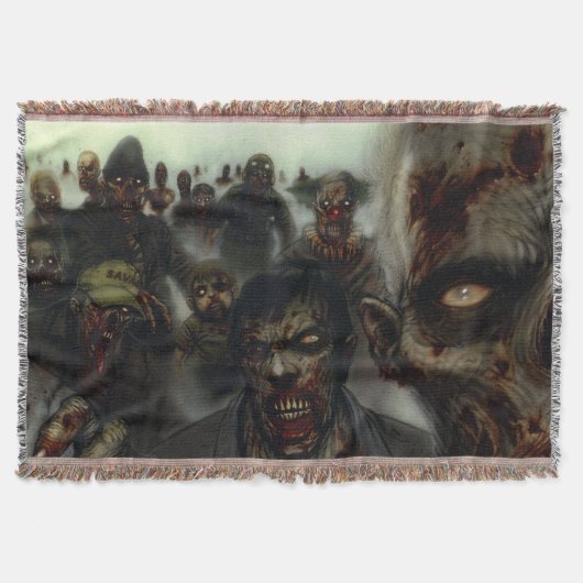 Zombies komen voor jou deken (Voorkant)