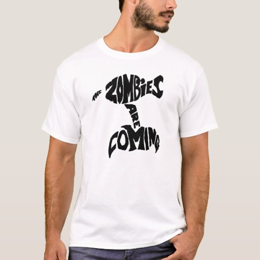 Zombiës komt uit Shirt met TD-Fan (Voorkant)