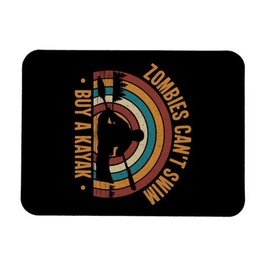 Zombies kunnen geen Kayak kopen Magneet (Horizontaal)