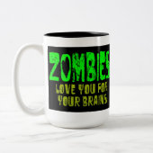 ZOMBIES LIVE BRAINS TWEEKLEURIGE KOFFIEMOK (Links)