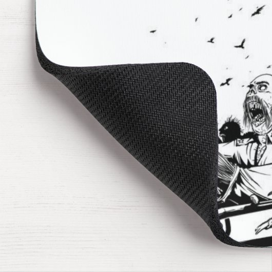 Zombiës met Pistolen Muismat (Hoek)