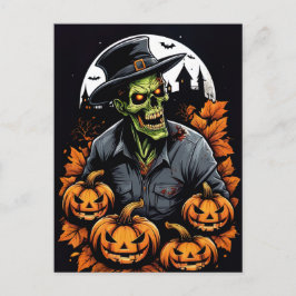 Zombie's nacht uit briefkaart
