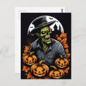 Zombie's nacht uit briefkaart (Voorkant / Achterkant)