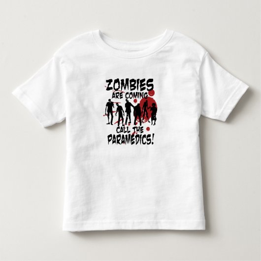 Zombies noemen het Shirt van het Kind Paramedics (Voorkant)