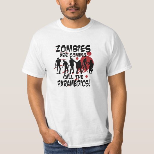 Zombiës noemt het T-shirt van Paramedica (Voorkant)
