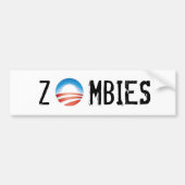 Zombies - Obama Zombies Bumpersticker (Voorkant)