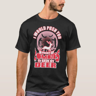 Zombies om mijn herten te redden t-shirt