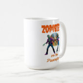 Zombies op de dansvloer koffiemok (Voorkant rechts)