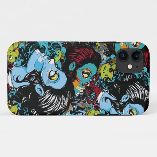 Zombies overal Case-Mate iPhone case (Achterkant (horizontaal))