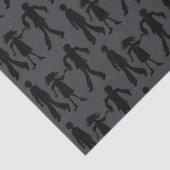 Zombies patterned Walking Dead Tissue Paper Tissuepapier (Detail)