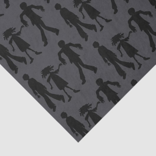 Zombies patterned Walking Dead Tissue Paper Tissuepapier (Detail)