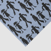 Zombies patterned Walking Dead Tissuepapier (Detail)