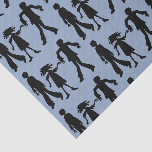 Zombies patterned Walking Dead Tissuepapier (Detail)