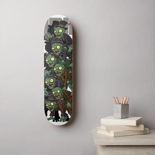 zombies persoonlijk skateboard (Muurkunst)
