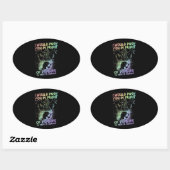 Zombies Push Save My Beagle Halloween Gift Ovale Sticker (Vel)
