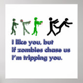 Zombies-reisbord Poster (Voorkant)