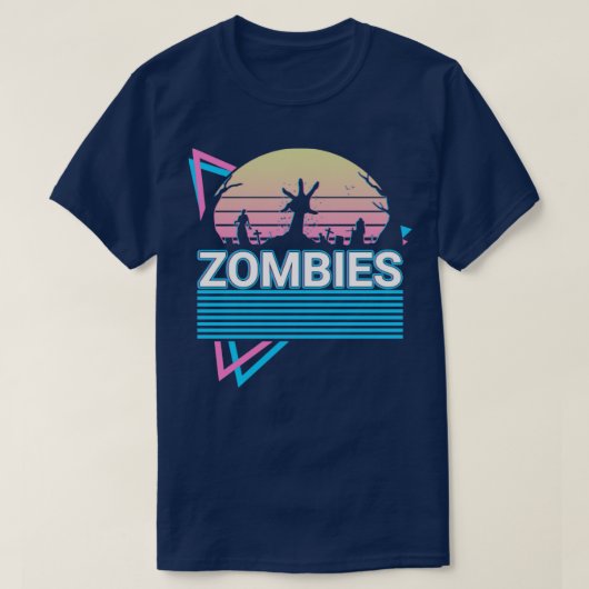 Zombies Retro T-shirt (Design voorkant)