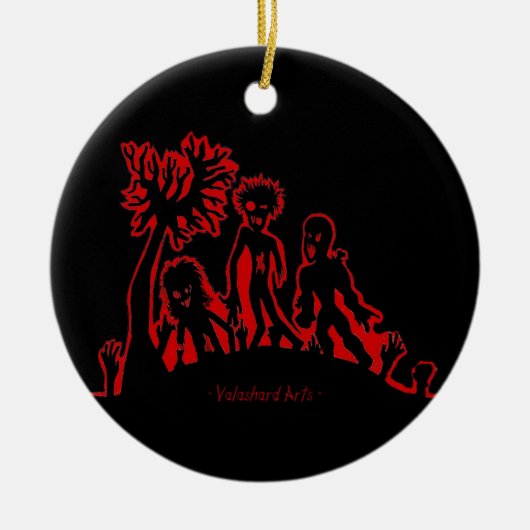 Zombies Rising Ornament (Voorkant)