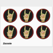 Zombies Rock sticker (oude versie) (Vel)