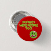 Zombies Ronde Button 3,2 Cm (Voorkant /achterkant)