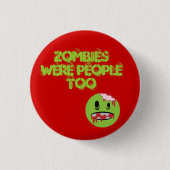 Zombies Ronde Button 3,2 Cm (Voorkant)