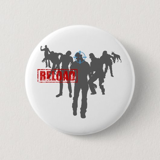 Zombies Ronde Button 5,7 Cm (Voorkant)