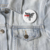 Zombies Ronde Button 5,7 Cm (In situ)
