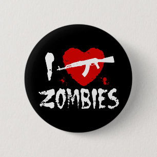 Zombies Ronde Button 5,7 Cm