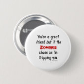 Zombies Ronde Button 5,7 Cm (Voorkant /achterkant)