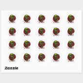 Zombies Ronde Sticker (Vel)
