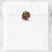 Zombies Ronde Sticker (Tas)